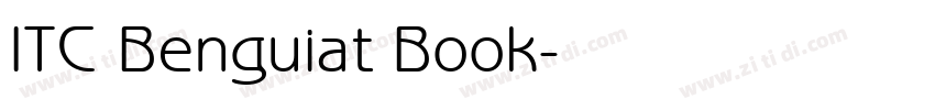 ITC Benguiat Book字体转换